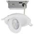 Satco Lighting LED Canless Recessed Light 4.5" Adjustable Recessed Trim- IC Rated and Airtight White