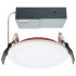 Satco Lighting ColorQuick LED Canless Recessed Fixture with 4" Open Trims - Fire Rated, IC Rated, and Airtight White / Red