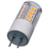 Satco Lighting 3 Watt Dimmable T5 GY6.35 LED Bulb - 300 Lumens, 3000K, and 80CRI Clear
