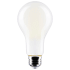 Satco Lighting Pack of (4) 18.5 Watt Dimmable A21 Medium (E26) LED Bulbs - 2,610 Lumens, 4000K, and 80CRI Frost