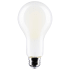 Satco Lighting Pack of (4) 21 Watt A23 Medium (E26) LED Bulbs - 2,900 Lumens, 4000K, and 80CRI Frost