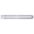 Satco Lighting ColorQuick 13 Watt Dimmable T8 Bi Pin (G13) U-Bend LED Bulb with 1.625" Leg Spacing and Selectable CCT White