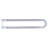 Satco Lighting ColorQuick 13 Watt T8 Bi Pin (G13) U-Bend LED Bulb with 3" Leg Spacing and Selectable CCT White