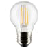 Satco Lighting 4 Watt Vintage Edison Dimmable G16.5 Medium (E26) LED Bulb - 350 Lumens , 3000K , and 90CRI Clear