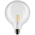 Satco Lighting 6 Watt Vintage Edison Dimmable G40 Medium (E26) LED Bulb - 500 Lumens , 4000K , and 90CRI Clear