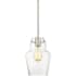 Savoy House Vintage Pendants 1 Light 4.5" Wide Pendant Satin Nickel