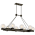 Savoy House Darien 8 Light 48" Wide Linear Chandelier Mediterranean Bronze