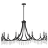 Savoy House Kameron 10 Light 60" Wide Crystal Chandelier Matte Black