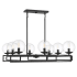 Savoy House Crosby 8 Light 30" Wide Abstract Chandelier Matte Black