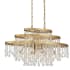 Savoy House Luna 10 Light 36" Wide Crystal Chandelier Warm Brass