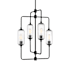 Savoy House Holton 4 Light 20" Wide Chandelier Matte Black