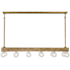Savoy House Etereo 14 Light 42" Wide Linear Chandelier Spumante