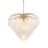 Savoy House Boa 9 Light 27" Wide Waterfall Chandelier Warm Brass