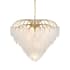 Savoy House Boa 15 Light 34" Wide Waterfall Chandelier Warm Brass