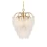 Savoy House Boa 5 Light 16" Wide Waterfall Chandelier Warm Brass