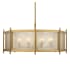 Savoy House Jacobs 8 Light 32" Wide Drum Chandelier Warm Brass