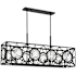 Savoy House Balfour 8 Light 44" Wide Linear Chandelier Matte Black