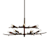 Savoy House Palisades 12 Light 40" Wide Abstract Chandelier Bark