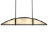 Savoy House Legacy 4 Light 46" Wide Linear Chandelier Matte Black