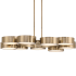 Savoy House Talamanca 9 Light 32" Wide LED Ring Chandelier Noble Brass