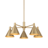 Savoy House Pharos 5 Light 30" Wide Chandelier Noble Brass