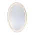 Savoy House Cordova 24"W x 36"H Oval Flat Glass and Metal Wall Mounted Bathroom Mirror with Lighting N/A