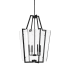 Savoy House Farell 4 Light 21" Wide Taper Candle Pendant Matte Black