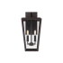 Savoy House Milton 2 Light 19-1/2" Tall Outdoor Wall Sconce with Tapered Glass Panels English Bronze