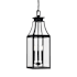 Savoy House Emery 3 Light 8" Wide Outdoor Mini Pendant Matte Black