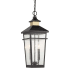 Savoy House Kingsley 2 Light 9" Wide Mini Pendant Matte Black / Warm Brass