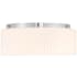 Savoy House Edgemont 4 Light 20" Wide LED Flush Mount Drum Ceiling Fixture Chrome