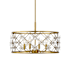 Savoy House Bailey 4 Light 20" Wide LED Taper Candle Style Chandelier Warm Brass