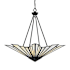 Savoy House Rivage 4 Light 36" Wide Pendant Matte Black