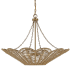 Savoy House Cyperas 5 Light 30" Wide Chandelier Warm Brass and Rope