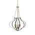 Savoy House Mercer 4 Light 20" Wide Taper Candle Style Chandelier Matte Black / Warm Brass