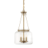Savoy House Akron 3 Light 12" Wide Taper Candle Pendant Warm Brass