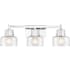 Savoy House Dover 3 Light 25" Wide Vanity Light Chrome