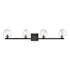 Savoy House Castello 4 Light 35" Wide LED Vanity Light Matte Black