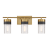 Savoy House Brickell 3 Light 22" Wide Vanity Light Warm Brass