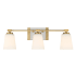 Savoy House Darby 3 Light 26" Wide Vanity Light Warm Brass