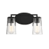 Savoy House Sacremento 2 Light 14" Wide Bathroom Vanity Light Black