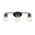 Savoy House Sacremento 3 Light 24" Wide Bathroom Vanity Light Black