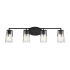 Savoy House Sacremento 4 Light 32" Wide Bathroom Vanity Light Black