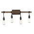 Savoy House Burgess 4 Light 28" Wide Bathroom Vanity Light Durango
