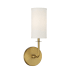 Savoy House Powell 15" Tall Wall Sconce Warm Brass