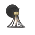 Savoy House Breur 9" Tall Wall Sconce Matte Black / Warm Brass