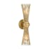 Savoy House Longfellow 2 Light 20" Tall Bathroom Sconce Burnished Brass