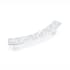 Schaub and Company Mosaic 3-3/4" Center to Center Curved Sculpted Tile Cabinet Bar Handle - Made in Italy Polished Chrome