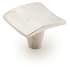 Schaub and Company Martello 1-1/2" Rustic Square Britannium Pewter Cabinet Knob - Made in Italy Natural