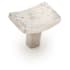 Schaub and Company Martello 4-7/8" Rustic Rectangular Britannium Pewter Cabinet Knob - Made in Italy Natural